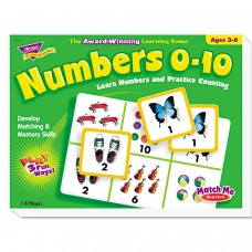 TREND Numbers 0-10 Match Me Puzzle Game, Ages 3-6   552034760